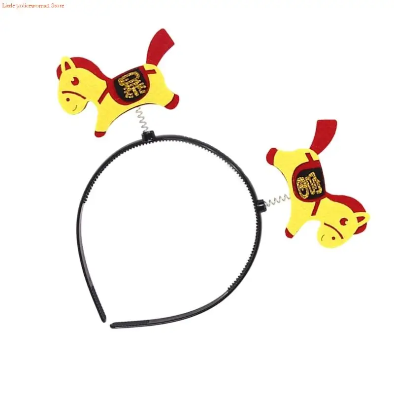 F92D Spring Hair Band Cosplay Headdress for Kids Comfortable Wear Various Occasion