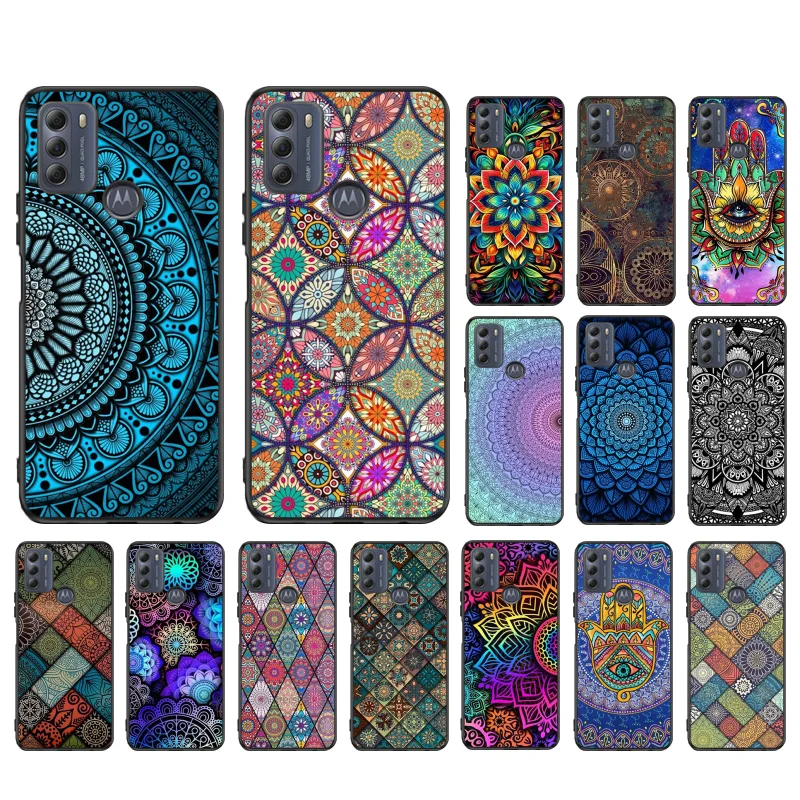 Mandala Art Phone Case For Moto Edge 50 40 Pro Edge 40 30 Ultra Neo Fusion G Power G Stylus G Play E32 E20 E40