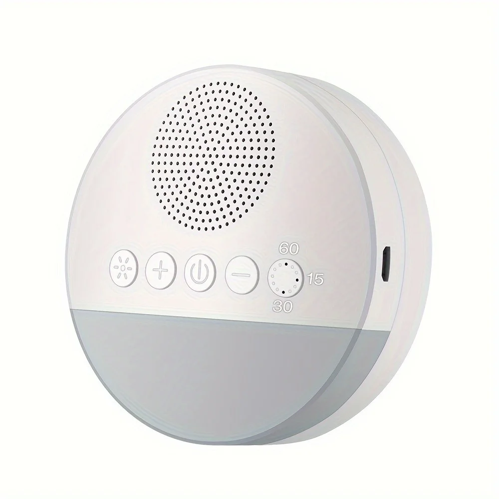 

White noise sleep aid timer off with memory function, baby soothing white noise machine, portable sleep aid device