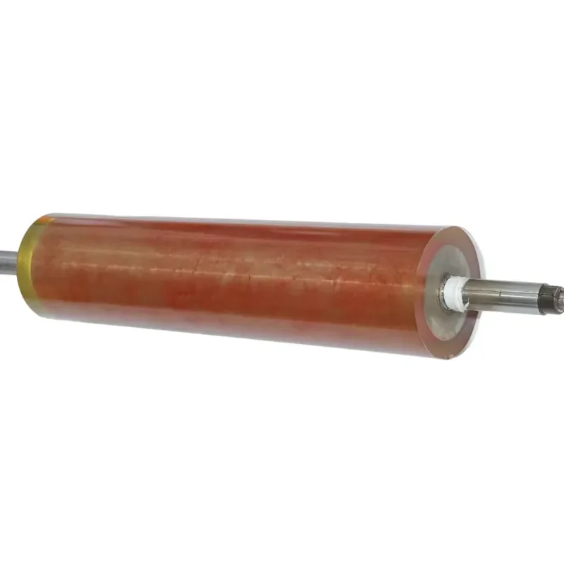 Smooth Mirror Surface Metal Shaft Rubber Roller Heat Resistant Shore353 Hardness for Offset Printing Machine