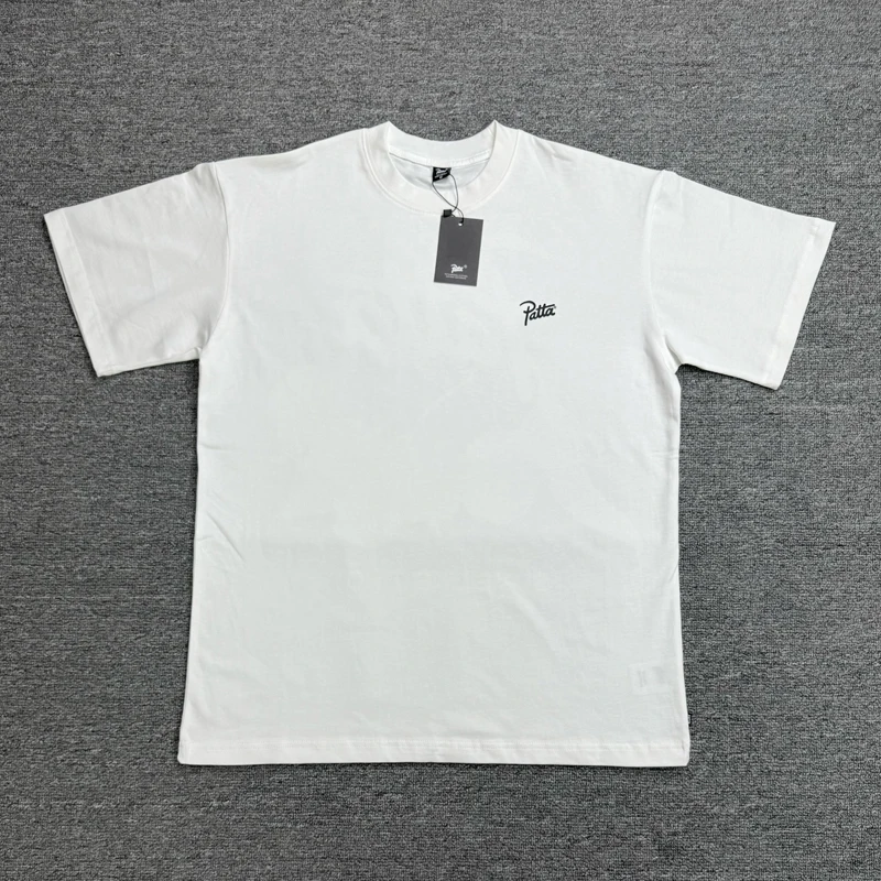 Fun Animal Print Short Sleeve Patta Top Tee Men Women Daily All-match High Quality Breathable Cotton PATTA T-shirts