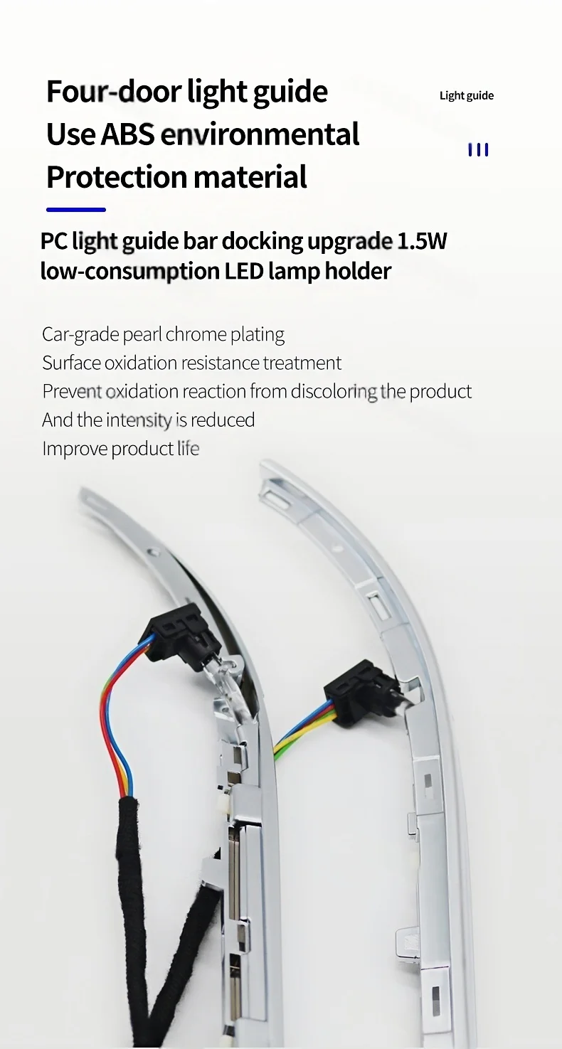 Für Benz C GLC Klasse Coupé W205 X253 C43 C63 2015-2021 3/12/64 Farben LED Ambientebeleuchtung Turbinen-Auslassdüse Auto-Zubehör – Detail 6