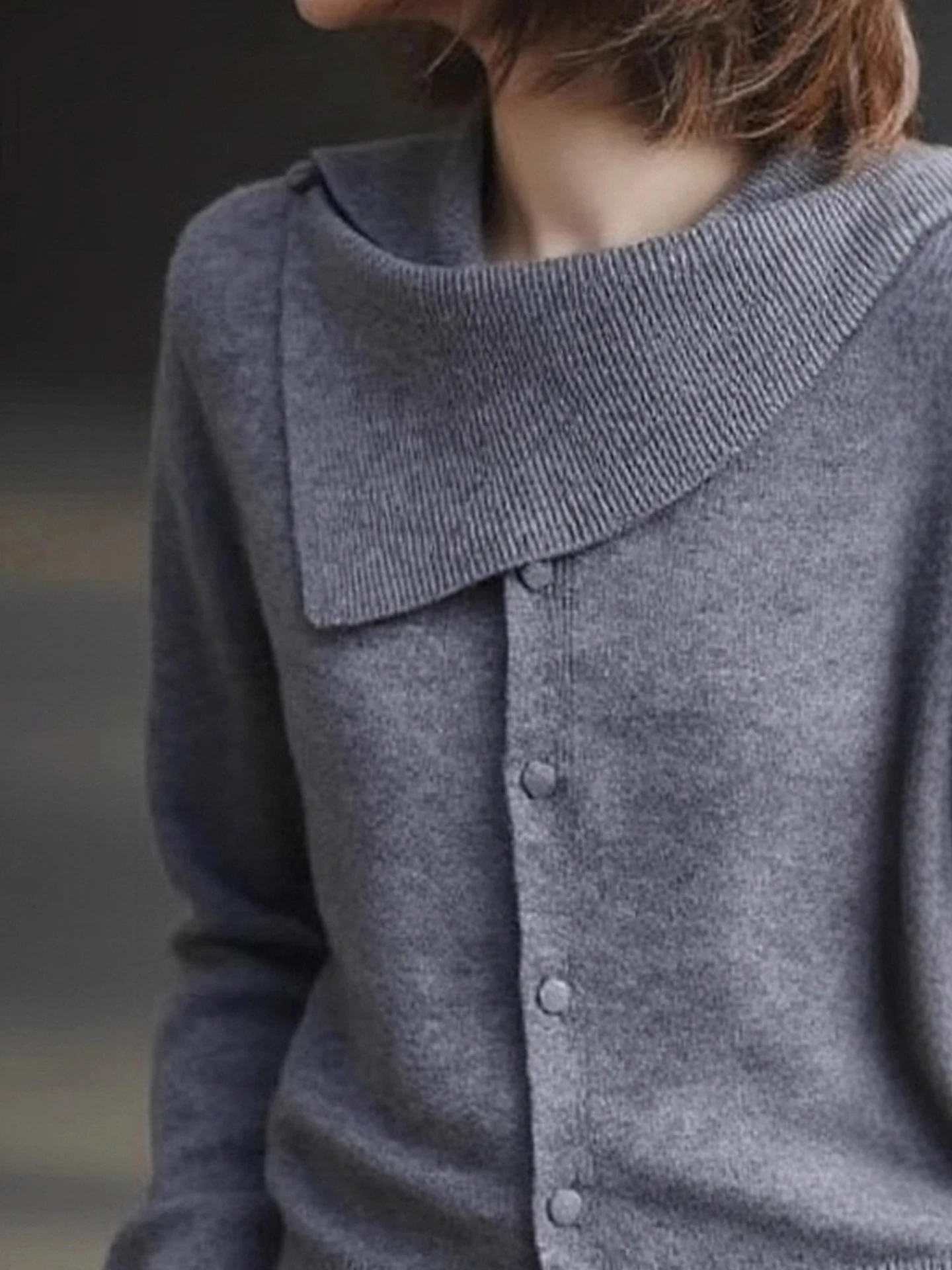 أنيقة نقية اللون طويلة Sve قاعدة irt التصميم الكوري محبوك الأعلى التخسيس المرأة Faionable تخفيف Sle متوسطة Softn #3