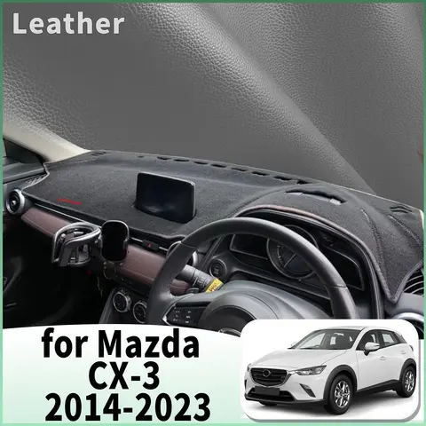 Fit for Mazda CX-3 CX 3 CX3 2014 2015 2016-2023 Car Dashmat Accessories Dashboard Cover Pad DashMat Sunshade Protective Carpet