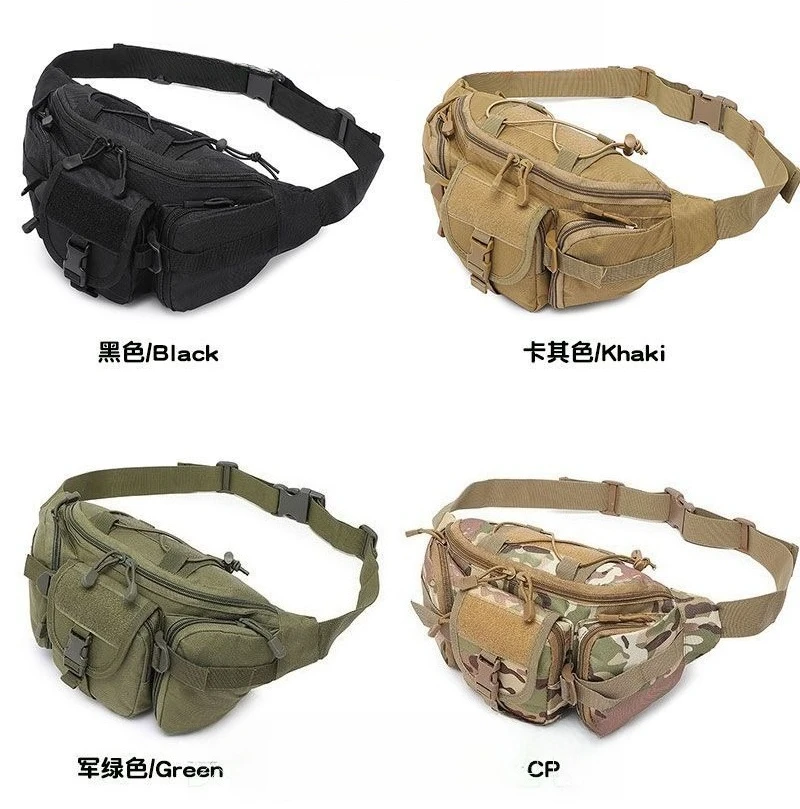 

Tactical Waist Bag Multifunctional Waterproof and Wear-resistant Camouflage Oxford Tool Kit Outdoor Sports Backpack