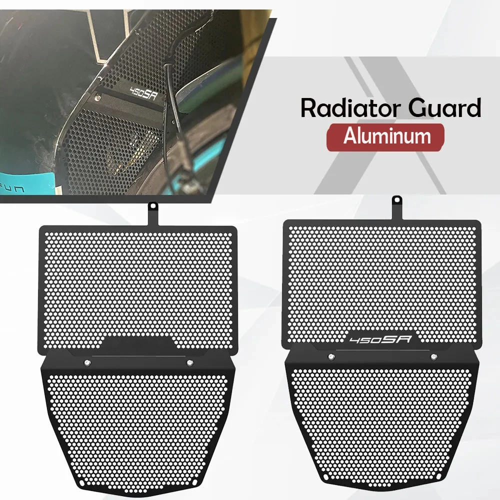 

For CFMOTO CF MOTO 450 SR 450SR 2023 2022 2024 Motorcycle Accessories Radiator Grill Guard oil cooler Guard Protection Cover Set