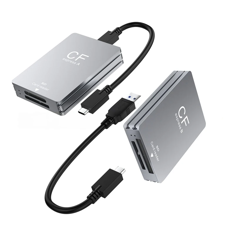 2 in 1 CFexpress Type A SD Card Reader USB3.2 10Gbps Dual Slot Hot Sale in Stock