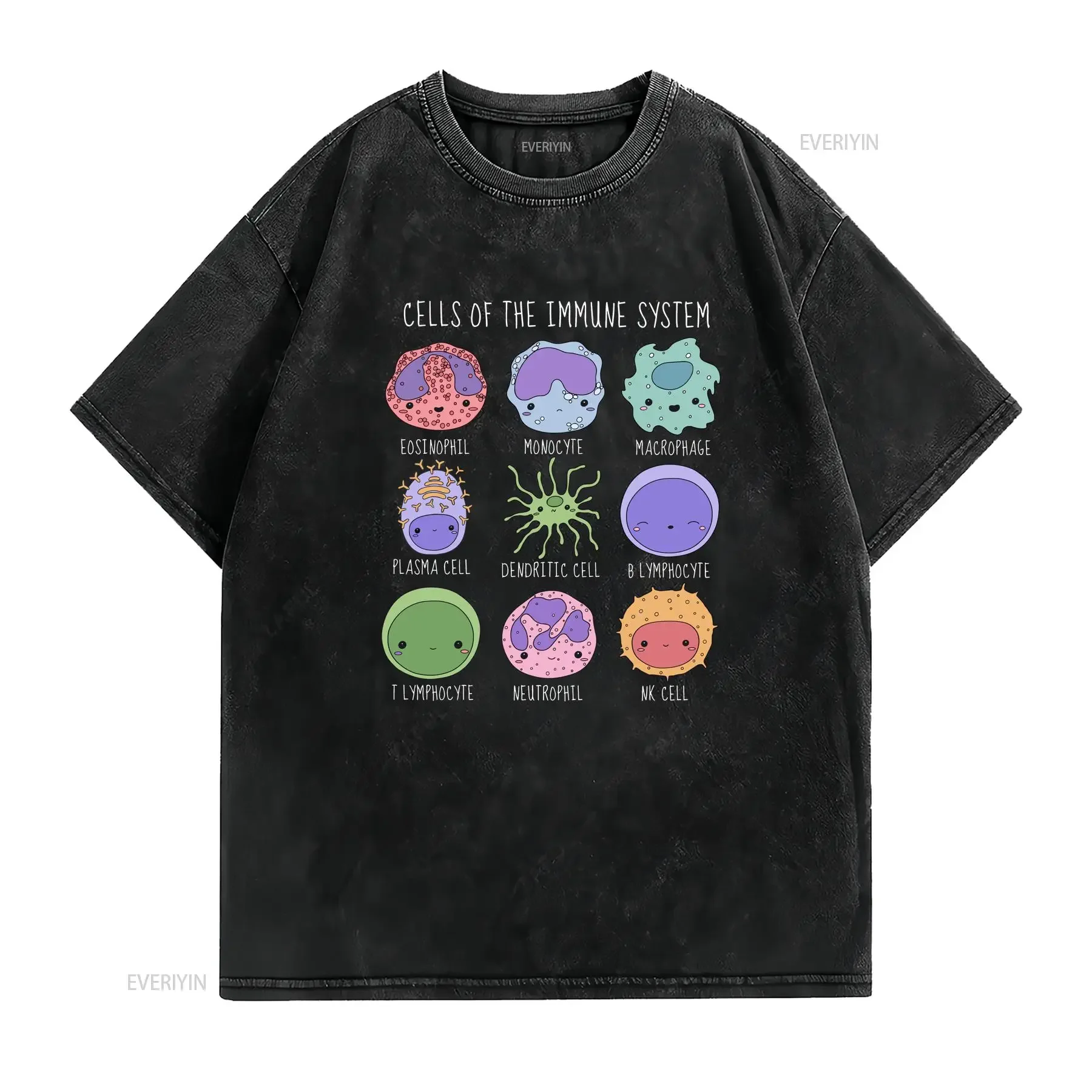 Funny Science T Shirt Immunology Doctor Biology Teacher Microbiology PhD Graduation Immune System MLT Lab Week s vintage