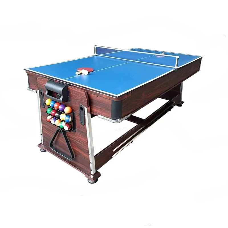 4-In-1 Multi Function Indoor Air Hockey With Dining Top ,Pool ,Table Tennis