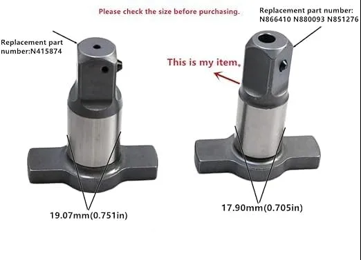 N866410 N880093 N851276 1/2 anvil assembly, Detent Pin Anvil suitable for Dewalt DCF899