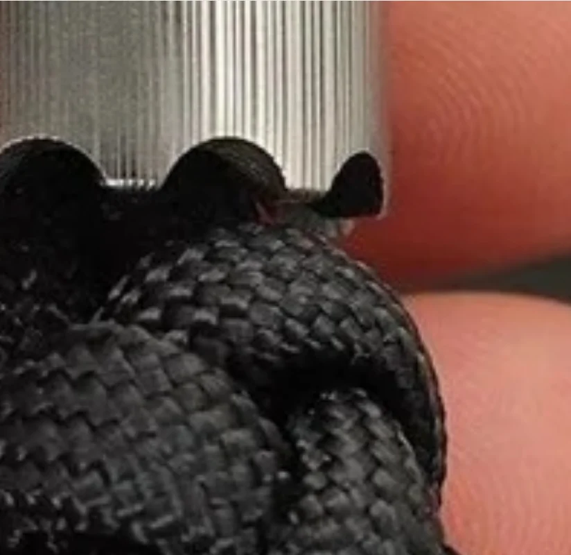 

1PC EDC Damascus Knife Paracord Lanyard Bead Necklace Bracelet Pendant Bead