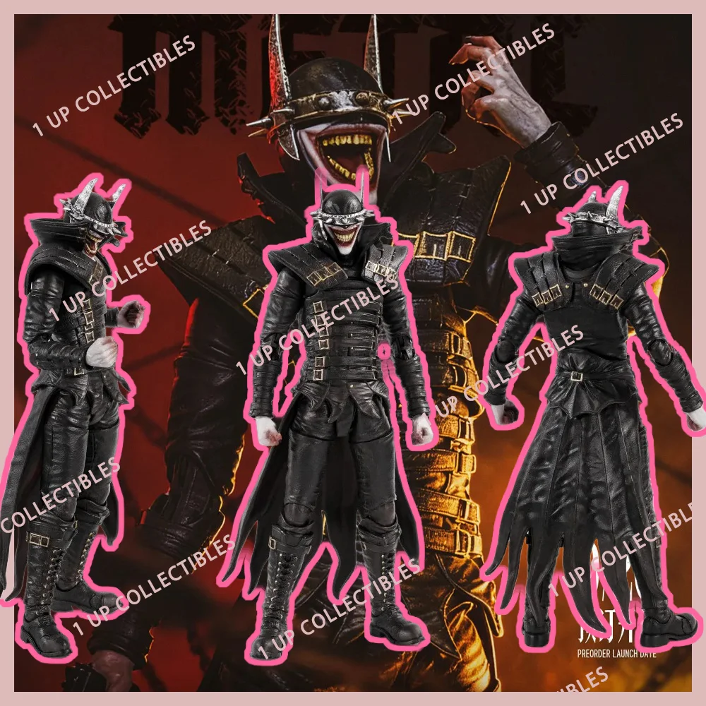 U-P-Finegures The Batman Who Laughs conjunto de figuras de acción 1/12 Dark Night Metac Supervillain Dc Anime estatuilla modelo colección Juguetes