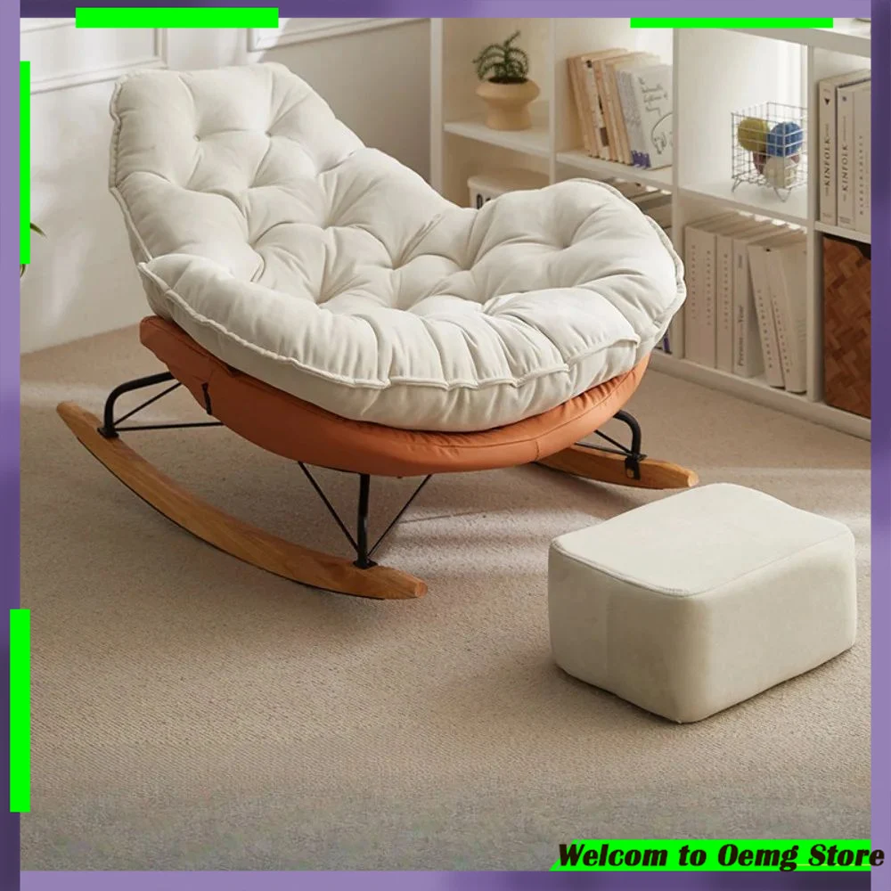 

Elegant White Lazy Recliner Chair Luxury Design For Living Room Dining And Bedroom Comfort Upgrade Your Home Decor Accessories