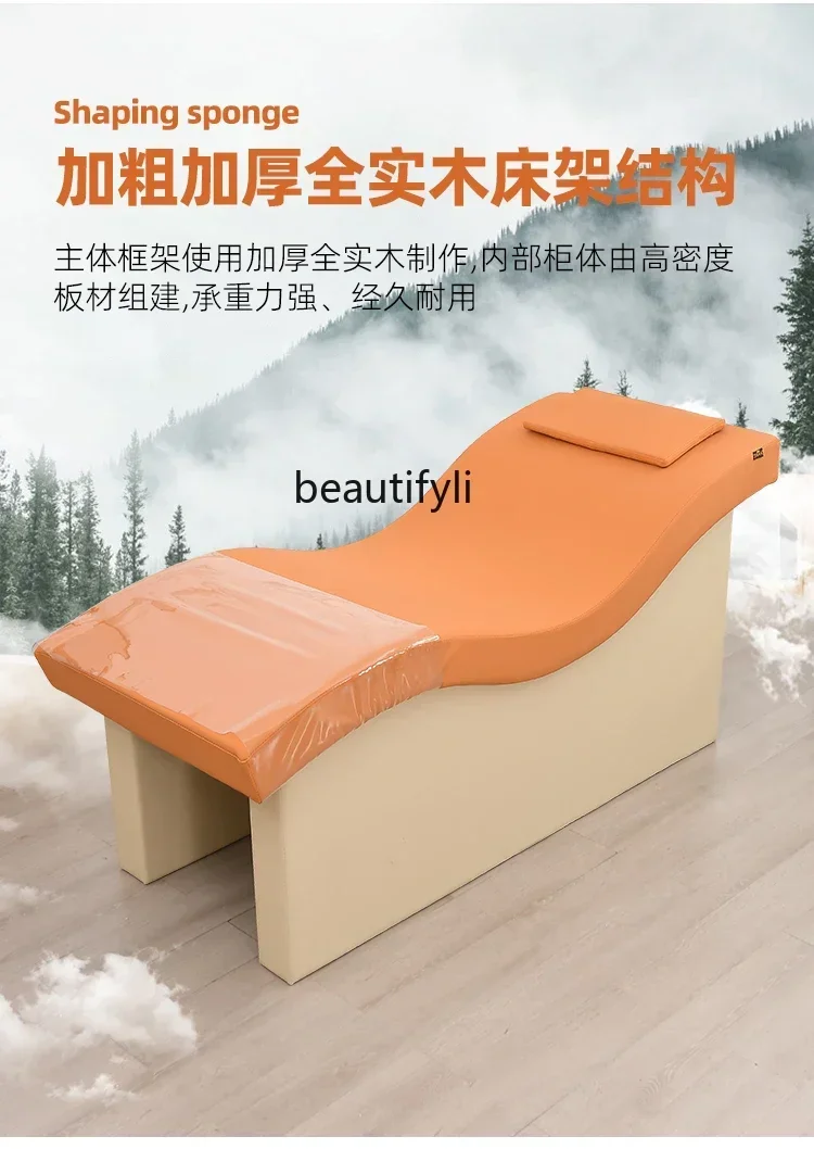 A44 Gezichtswas schoonheidsbed schoonheidssalon oorplukken massief hout massage manicure tattoo behandeling gezichtsbehandeling bed
