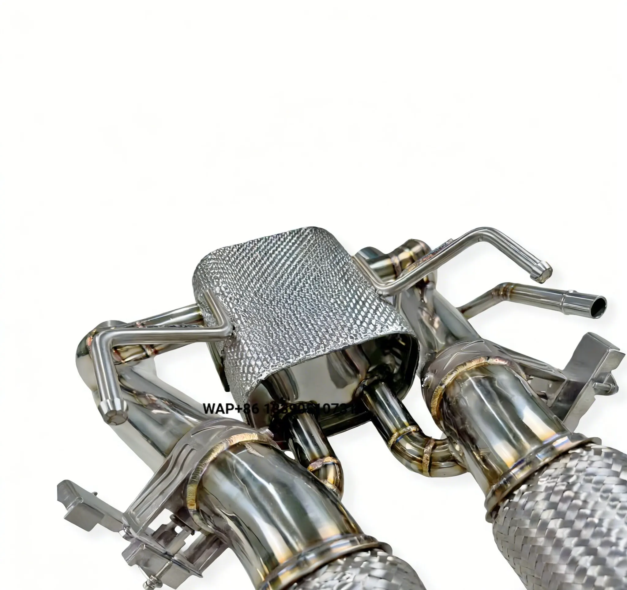Stable Quality Cat-back Exhaust Pipe Muffler with Insulation for McLaren Artura Spider 3.0T 2023-2025 Ss304 Sports Car Sound