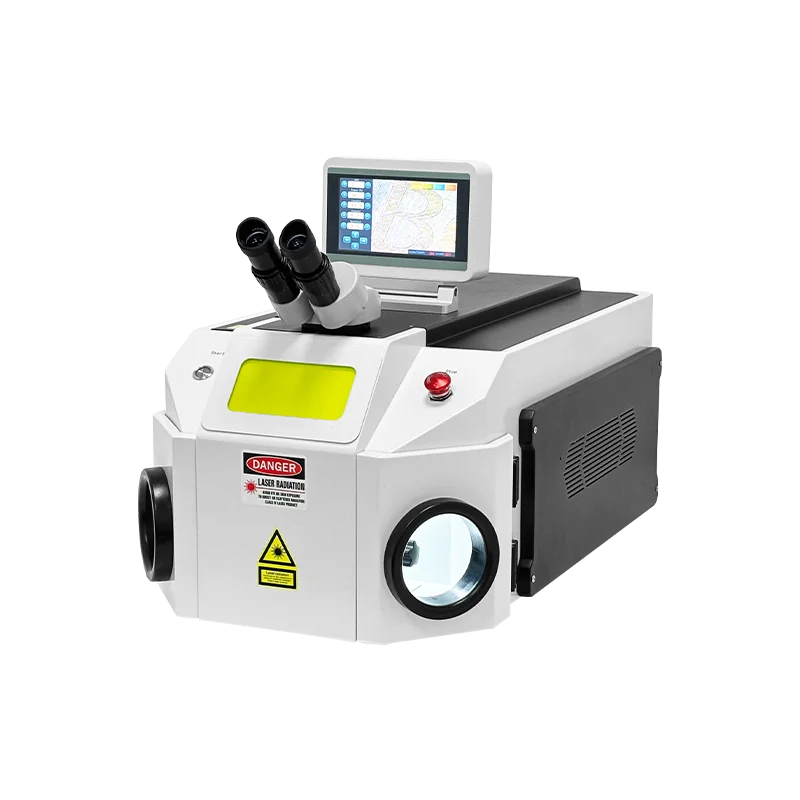 200W Desktop YAG Laser Spot Welder Manufacture Price Gold Silver Platinum Jewelry Laser Welding Machine for sale