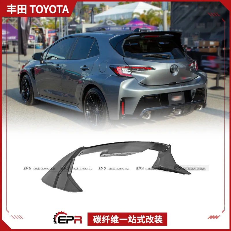 

Suitable for Toyota GR Corolla GRMN Carbon Fiber Large Tail Spoiler Fixed Wind Wing Replacement