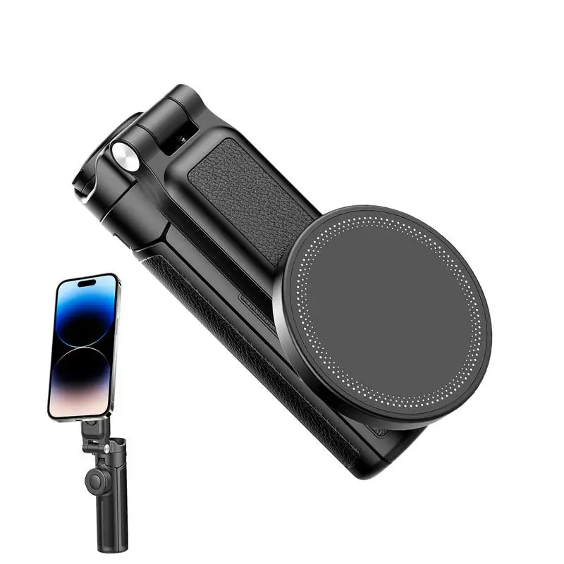 

Magnetic Selfie Stick Tripod Small Selfie Stick Tripod Five-section Telescopic Adjustable Pocket-sized Folding Stand For Content