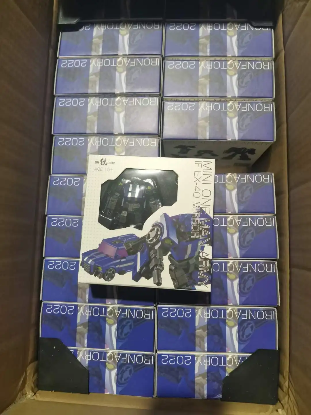 جديد في الأسهم التحول مصنع الحديد IF EX-40M EX40M cliffالبلوز مرآة صغيرة رجل واحد عمل الجيش الشكل مع صندوق