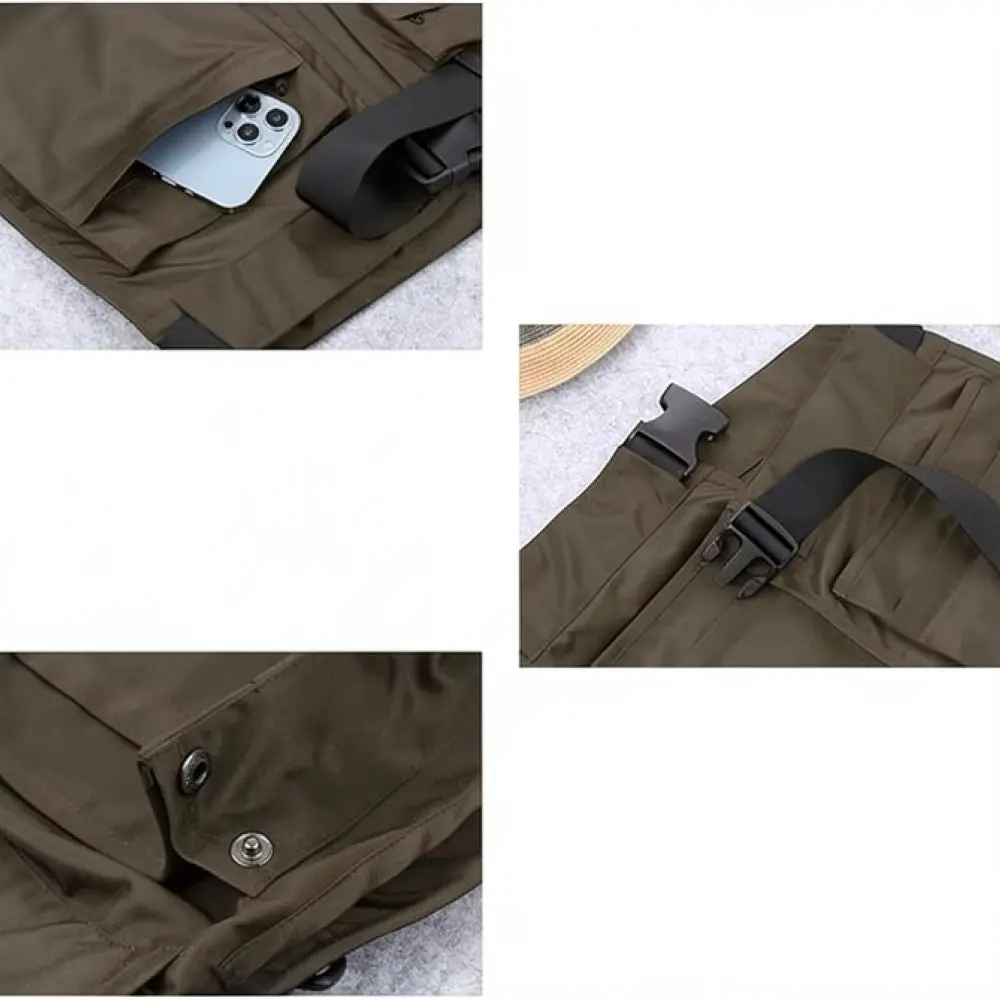 Sports Waist Bag Outdoor Running Apron Multi Pocket Tool Pouch Professional Fitness Workout Accessory Secure Storage