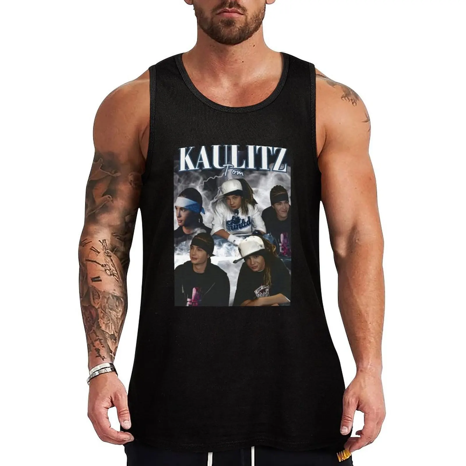 

Tokio Hotel Tom Kaulitz Tank Top Basic Tank Top for Daily Wear Comfort Soft Fabric