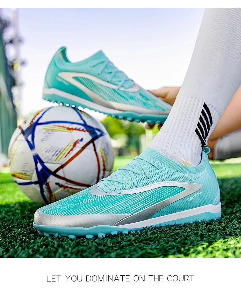 Neue Herren-Fußballschuhe Sport Erwachsene Lange Stollen Fußballschuhe Training Outdoor-Stollenschuhe Atmungsaktiv Rutschfest Jungen Match Bequeme Schuhe – Detail 19