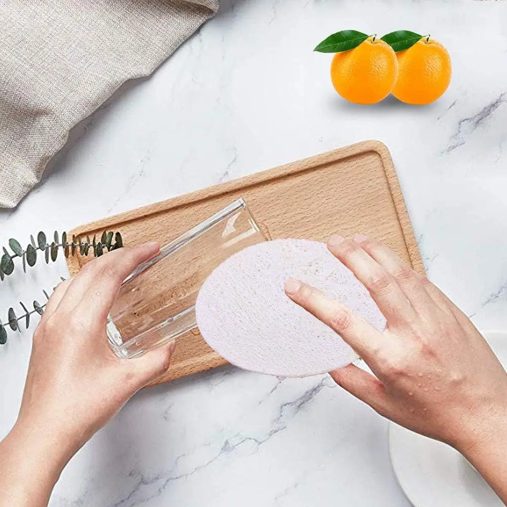Natural Loofah Sponge Back Scrubber Combo Set Exfoliating Scrubber Skin Filtration Cleanser and Face Loofah Pad