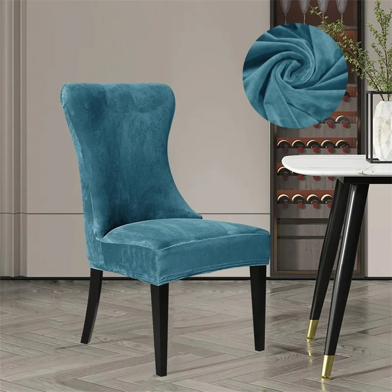 1PC Stuhlhussen Weiß Stuhl Schonbezug Morden Stil Esszimmer Stretch Esszimmer Sitzbezug für Wohnzimmer