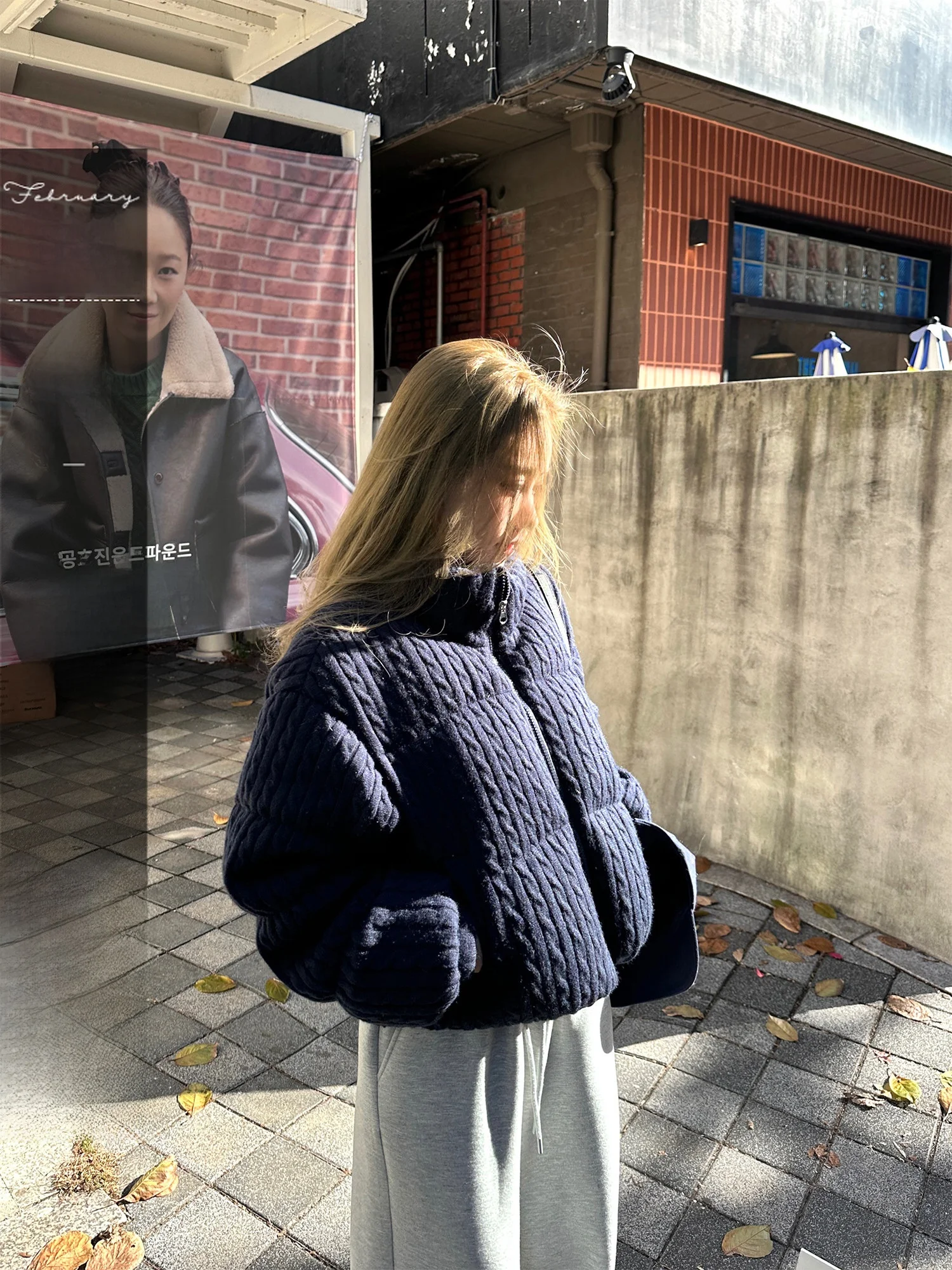 

Короткая вязаная куртка из белого утиного пуха Linyings Nwei Xiaonuanbao Laifu с витым узором, 90% белый утиный пух, женское зимнее пальто