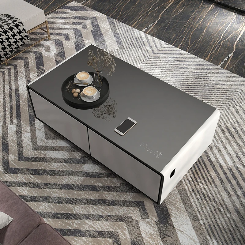 

Multifunctional Luxury Small Refrigerator Side Modern Bedside Smart Coffee Table Wine Cooler Fridge