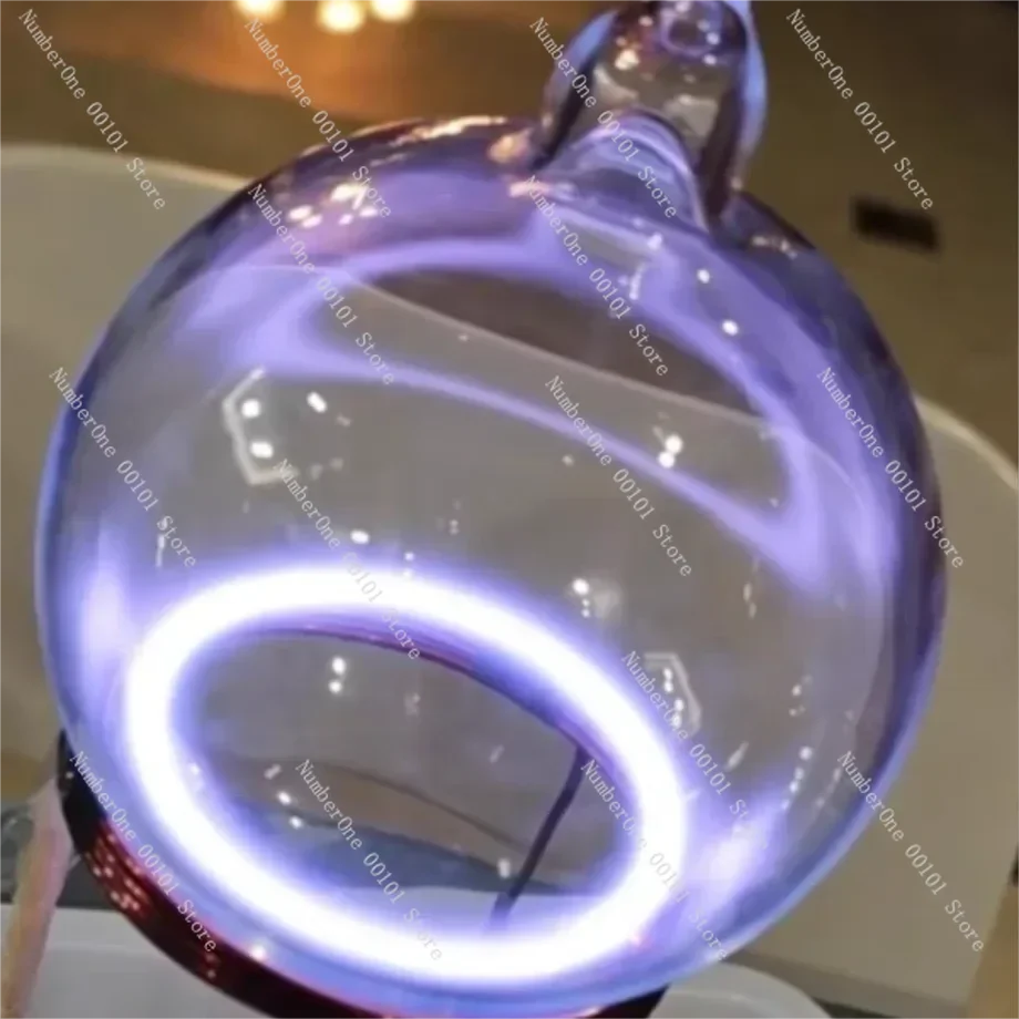 Plasma Light Globe, Inert Gas Ion Ball with Plasma Ring Reactor for Stunning Visual Effects & Energy Display