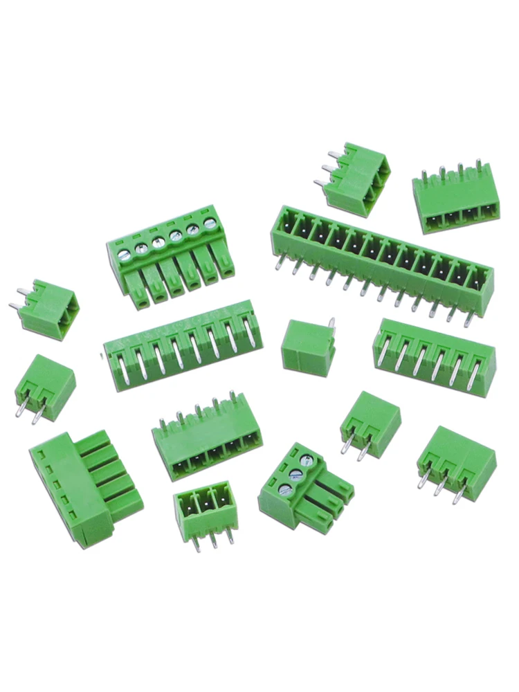 KF2EDG 3,81 MM-2P/3/4/5/6/7/8/9/10/11/12P conector enchufable terminal de cableado PCB pin recto/doblado + enchufe
