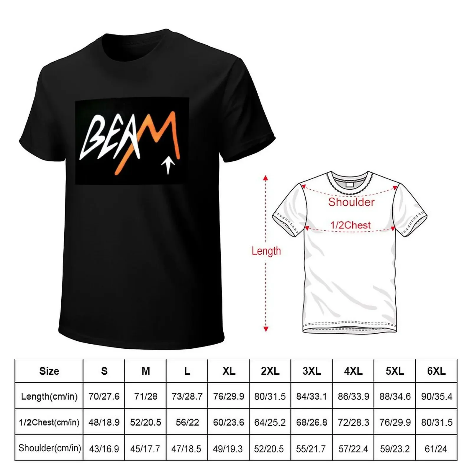 BEAM UP T-Shirt baggy shirts new edition boys animal print cotton graphic tees men clothings