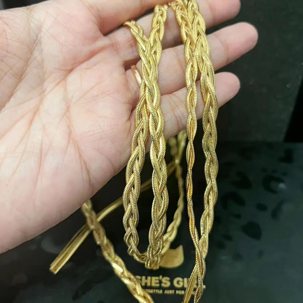 Jewelry & Accessories Fashion Style Fried Dough Twists Woven Vintage Long Necklace As A Team Gift For Women