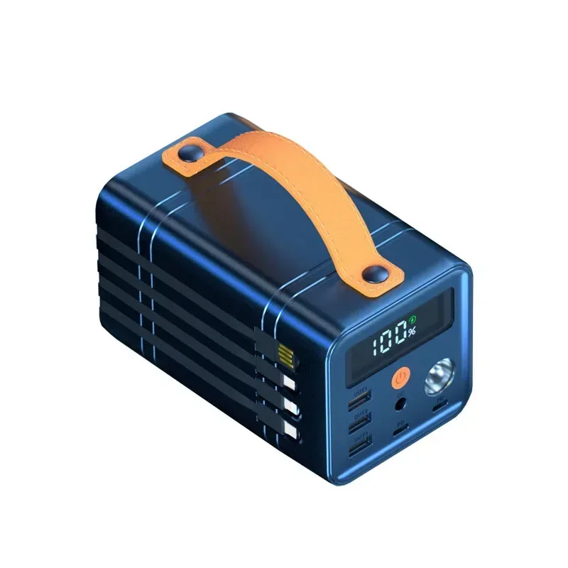 Wholesale 60000mAh 100w Portable Power Station 110V/220V AC Portable Engergy System with USB 220V Power Bank power banks