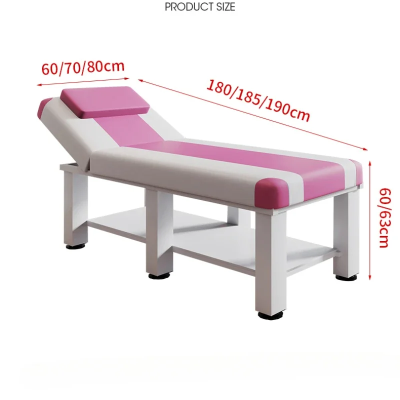 Professionele Massage Brancard Tafelbed Roze Metallic Cosmetisch Studiobed Camilla De Masaje Schoonheidsspecialiste Bed Esthetische Tafel
