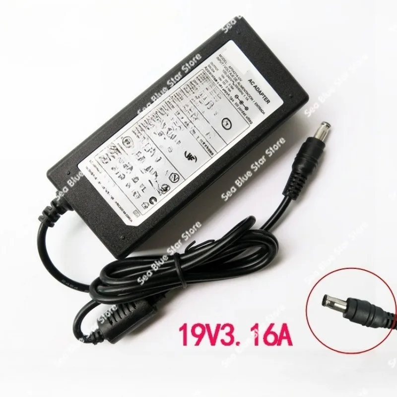 Laptop Power Adapter 19V3.16A 60W 5.5mm * 3.0mm with Pin, Suitable for Samsung Notebook Charger