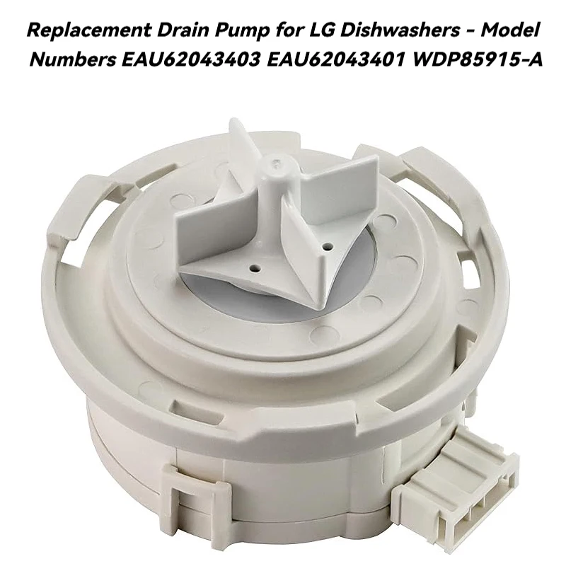

Запасной сливной насос для посудомоечных машин LG - Номера моделей EAU62043403, EAU62043401, WDP85915-A