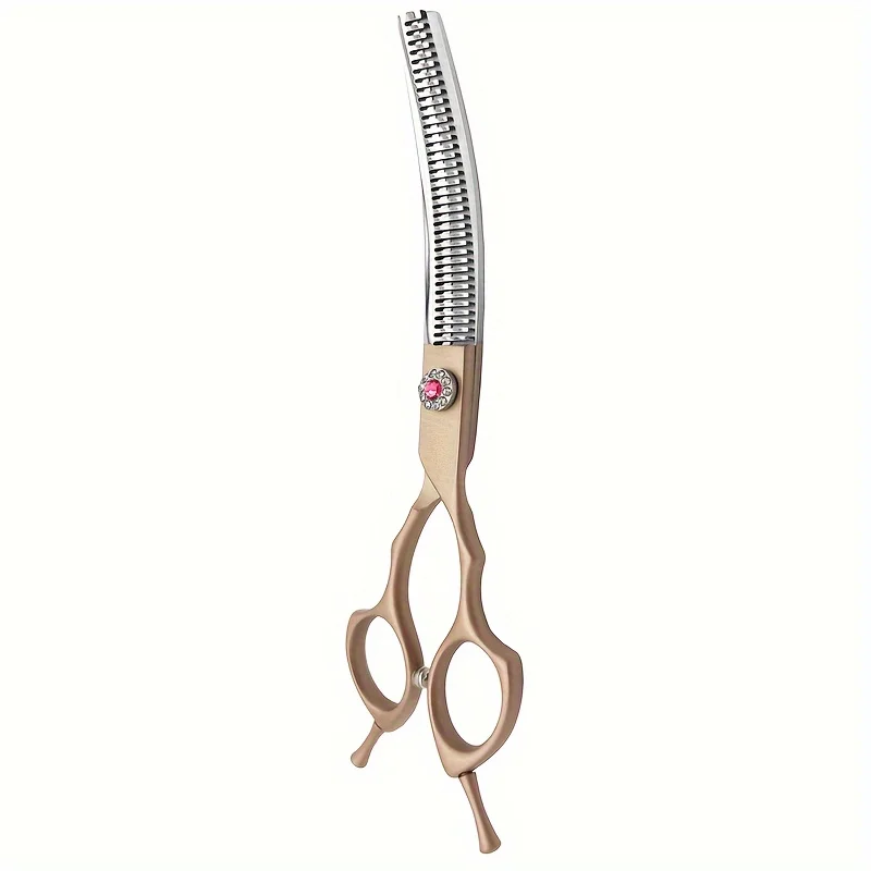 Professional   Dog Grooming  Thinning Scissor,7Inch Curved Scissors ,pet grooming Scissors v-shape Scissor Fishbone Scissor