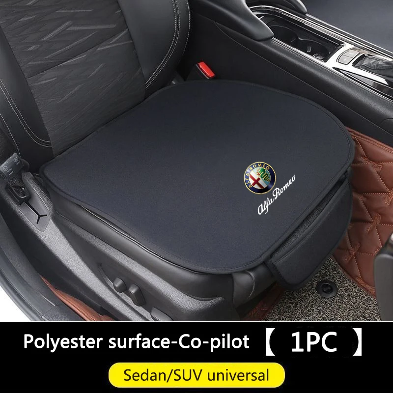 Car Front Back Seat Cushion Protect Pad Auto Non-Slip Cover For Alfa Romeo Giulia Stelvio Giulietta 156 159 147 Mito Tonale Brer