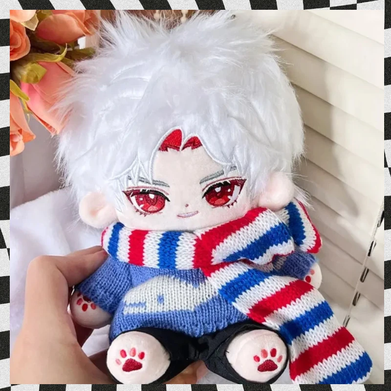 

20cm Anime Game Love and Deepspace Sylus Qin Che Cosplay Plush Doll Body Dress Up Stuffed Toys Handsome Dolls Figures Xmas Gift