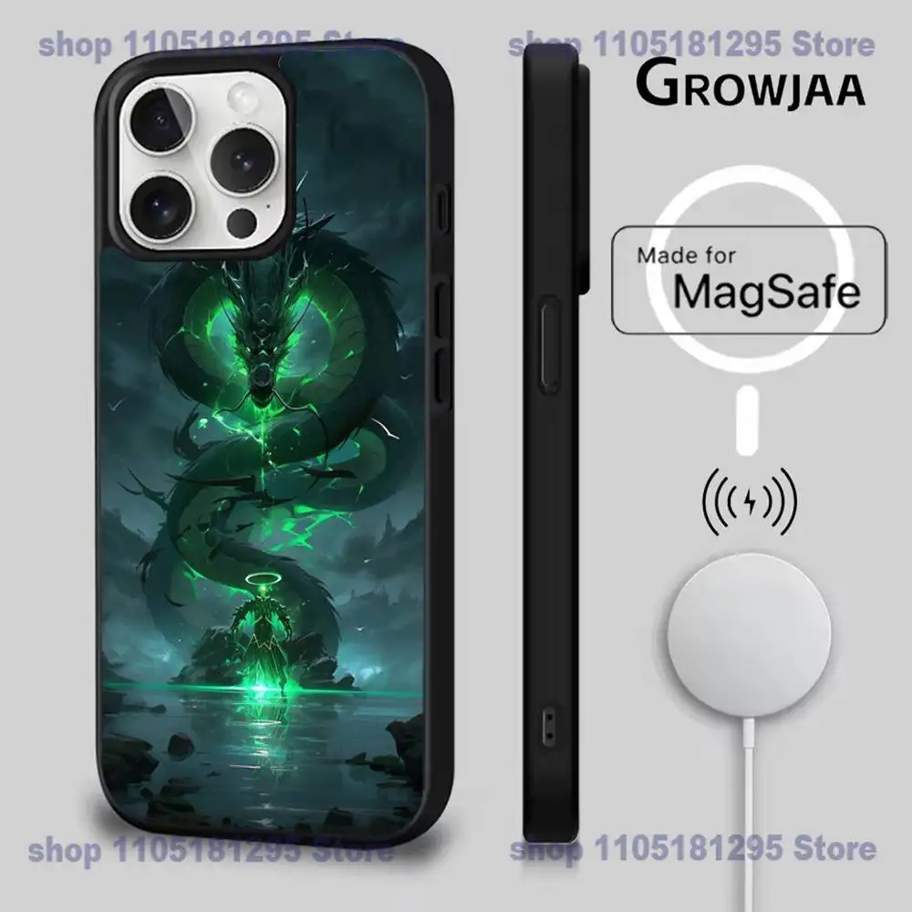 Funda de teléfono S-Saint Seiya Knights para iPhone 17,16,15,14,13,12,11,Pro,Max,Plus,Mini,SE4,E carga inalámbrica magnética Magsafe