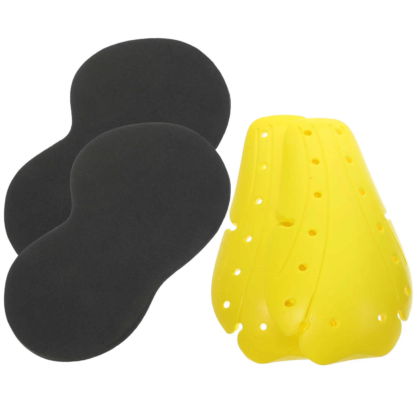 Knee Pads Motorcycle Riding Protective Gear Set of Four Portable Hip Protector Removable Accessory Sponge Breathable