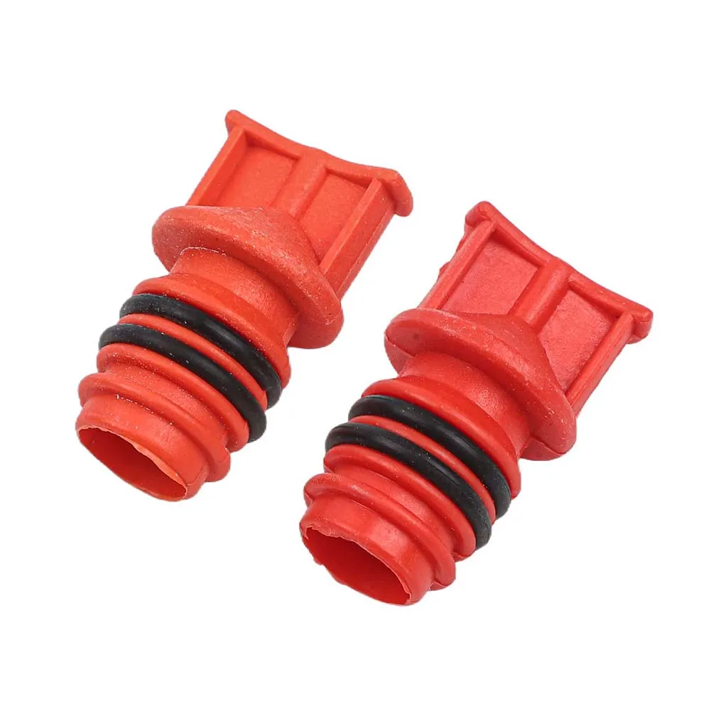 2pcs Oil Breather Cap for Air Compressor Equipment Using 17mm Male Thread to Support Proper Oil Circulation and Venting