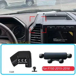 Supporto per telefono da auto per Ford F150 SVT Raptor 2015-2018 supporto per supporto a gravità supporto per staffa Mobile orizzontale accessori con Base