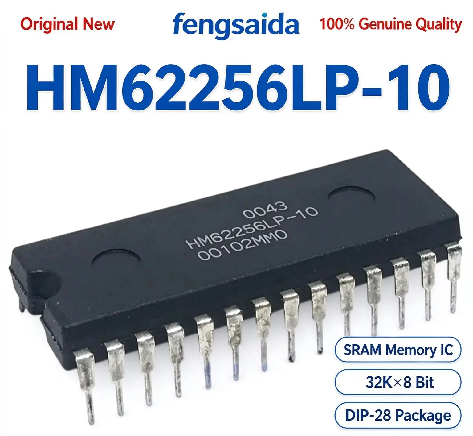 HM62256ALP, HM62256ALP-10, HM62256A, HM62256, 62256, DIP-28, 32,768 워드 x 8비트, 고속 CMOS 정적 RAM (1개)