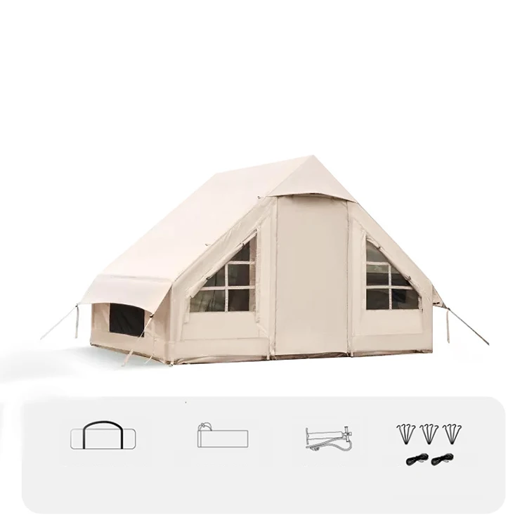 

InflatableTent 40*60 Marketing Mobile Garden For Season Tent Camping Outdoor 6 Person Rax Stove Luxury Tent