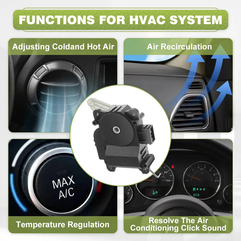 

Привод двери смеси обогревателя HVAC с 5-контактным разъемом для Honda Acura MDX V6 3.5L Sport Utility 2002-2006 604-946