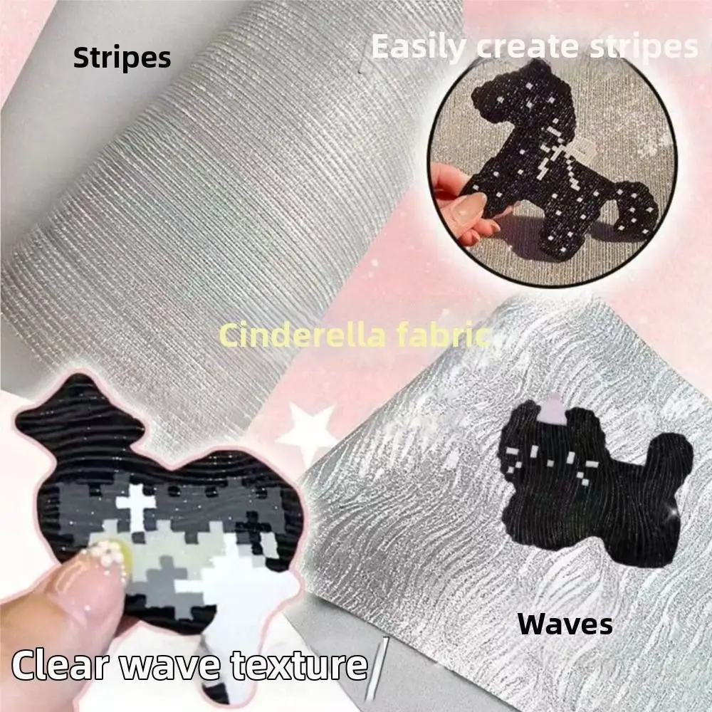Stripes Perler Beads Cloth Wave Pattern Handmade Iron-on Mat DIY Accessories Perler Beadsheat-resistant Paper