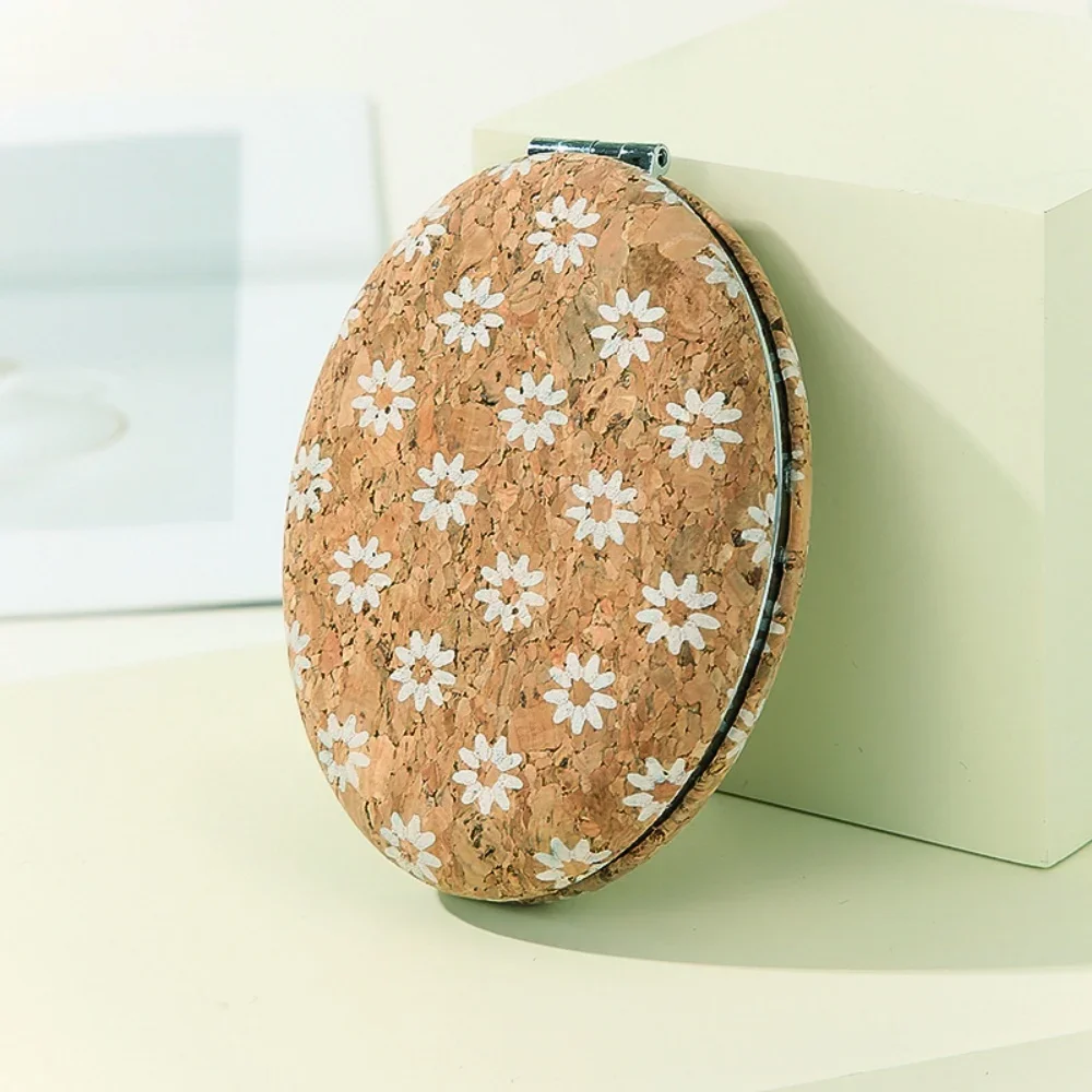 Vintage Folding Small Mirror Circle Makeup Round Mirrors Magnifying Portable Espejo Redondo Home Decoration Accessories